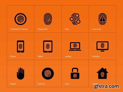 Fingerprint - 25 Vector