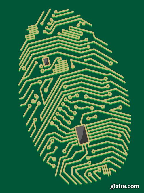 Fingerprint - 25 Vector