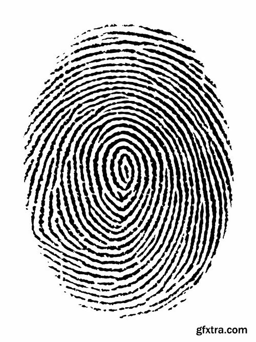 Fingerprint - 25 Vector