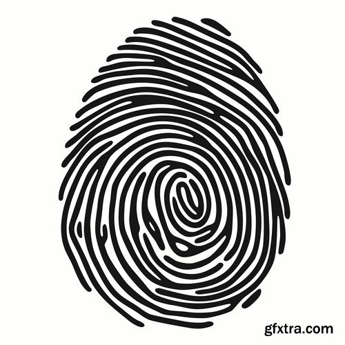 Fingerprint - 25 Vector