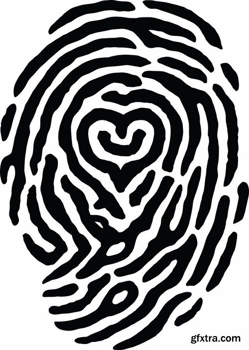 Fingerprint - 25 Vector