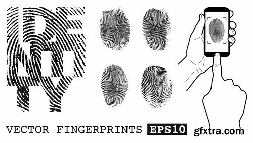 Fingerprint - 25 Vector