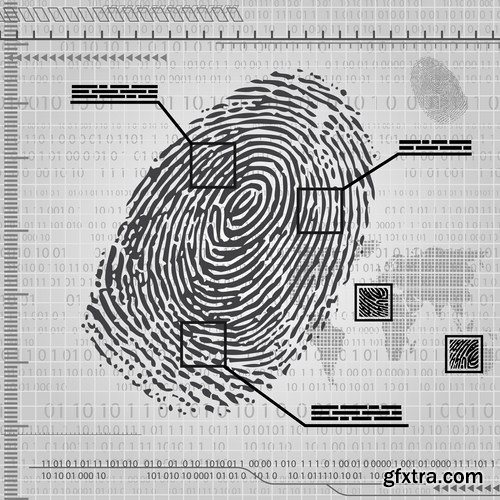 Fingerprint - 25 Vector