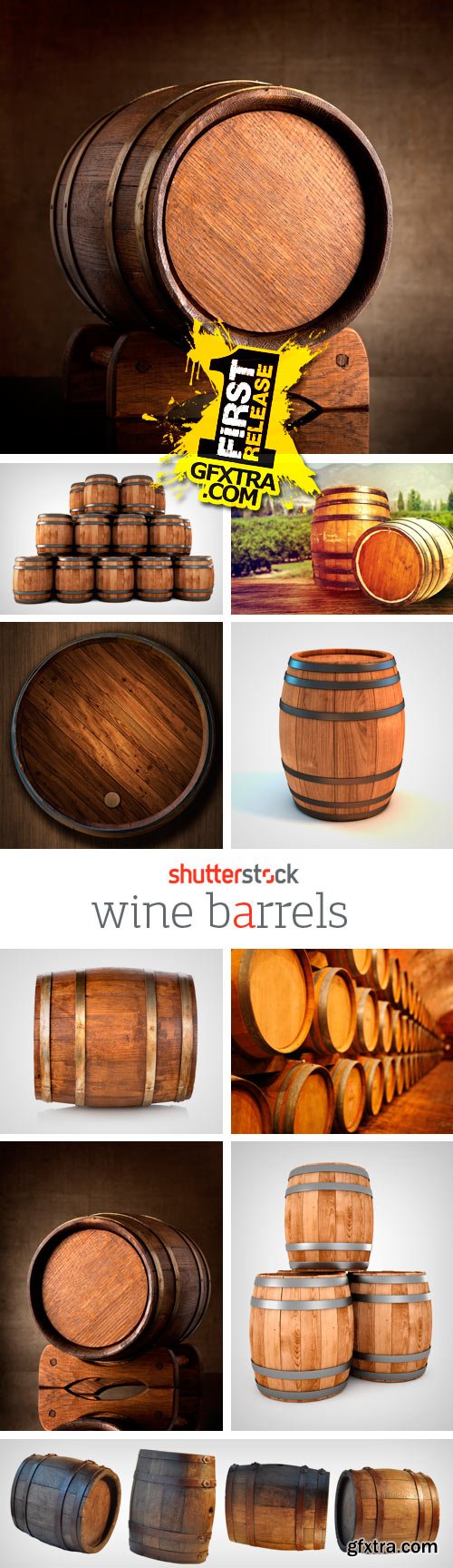 Amazing SS - Wine Barrels, 25xJPGs