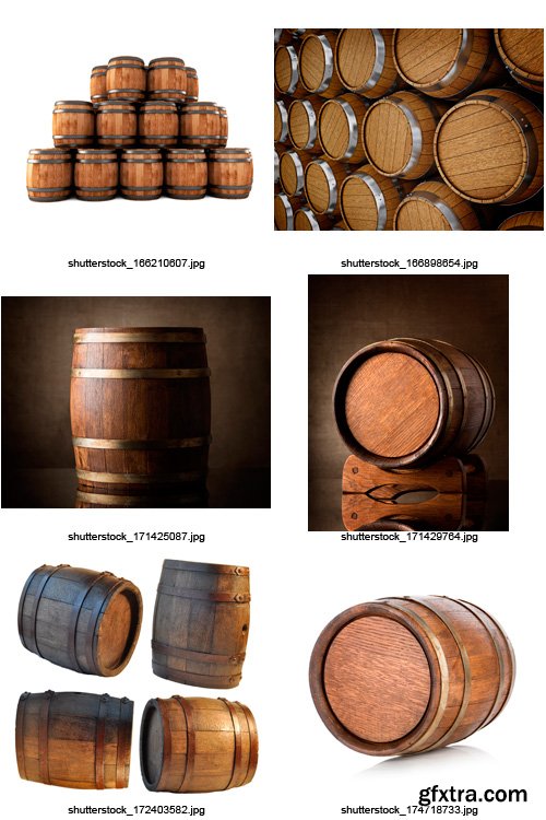 Amazing SS - Wine Barrels, 25xJPGs