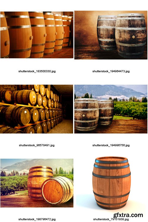 Amazing SS - Wine Barrels, 25xJPGs