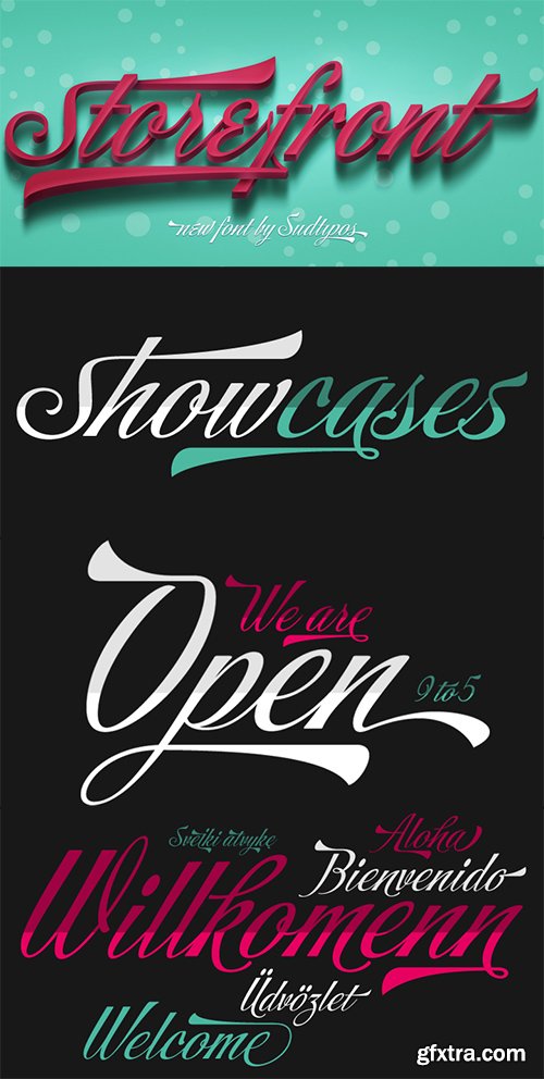 Storefront Font - 1 Font $79