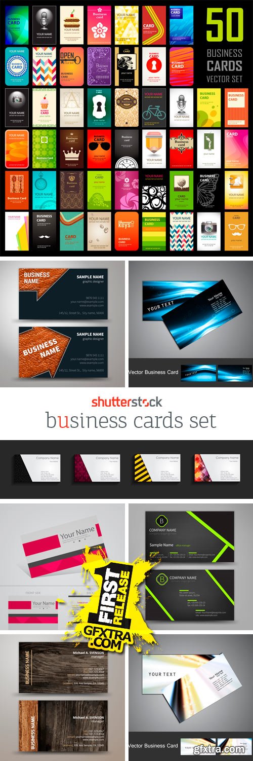 Amazing SS - Business Cards Set, 24xEPS