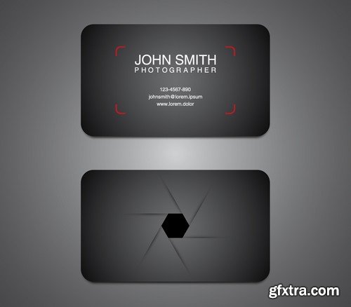 Stock Vectors - Business Card Template 4, 25xEPS