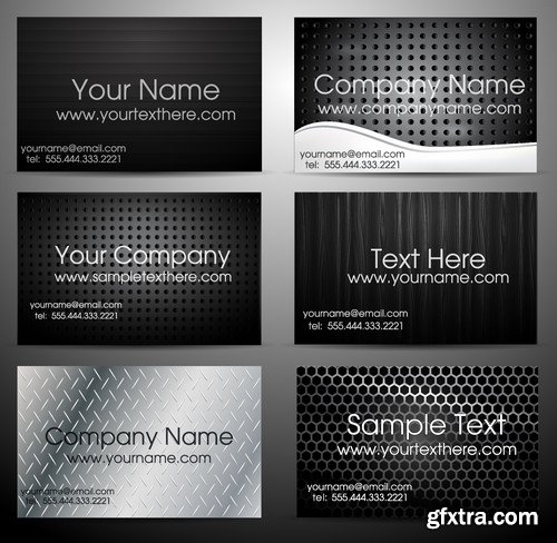 Stock Vectors - Business Card Template 4, 25xEPS