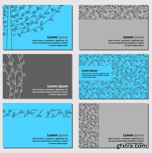 Stock Vectors - Business Card Template 4, 25xEPS