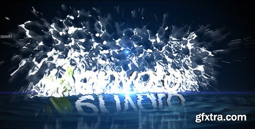 Videohive Water Splash Logo Intro 4096823 (Sound FX included)