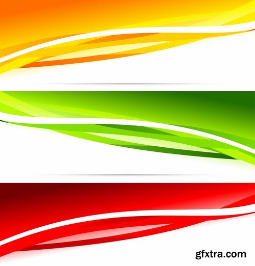 Abstract Banners Collection #4 - 25 Vectors