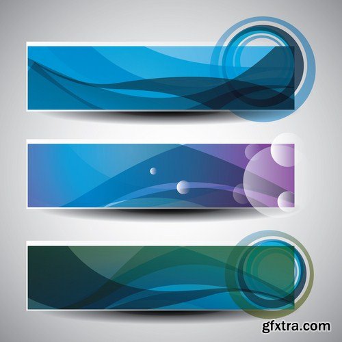 Abstract Banners Collection #4 - 25 Vectors