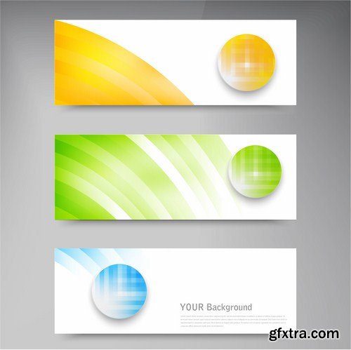 Abstract Banners Collection #4 - 25 Vectors