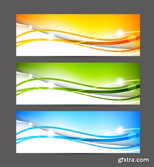 Abstract Banners Collection #4 - 25 Vectors