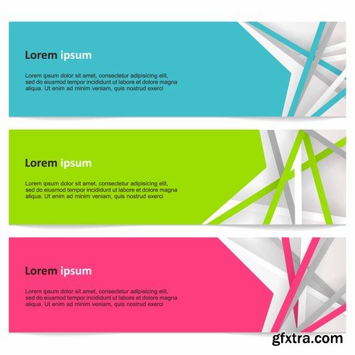 Abstract Banners Collection #4 - 25 Vectors