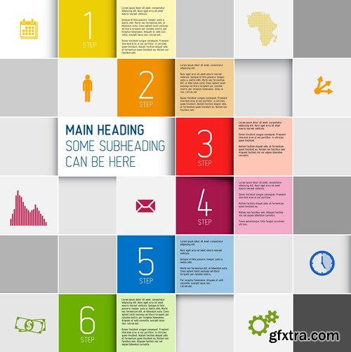 Collection of infographics vol.117, 25xEPS