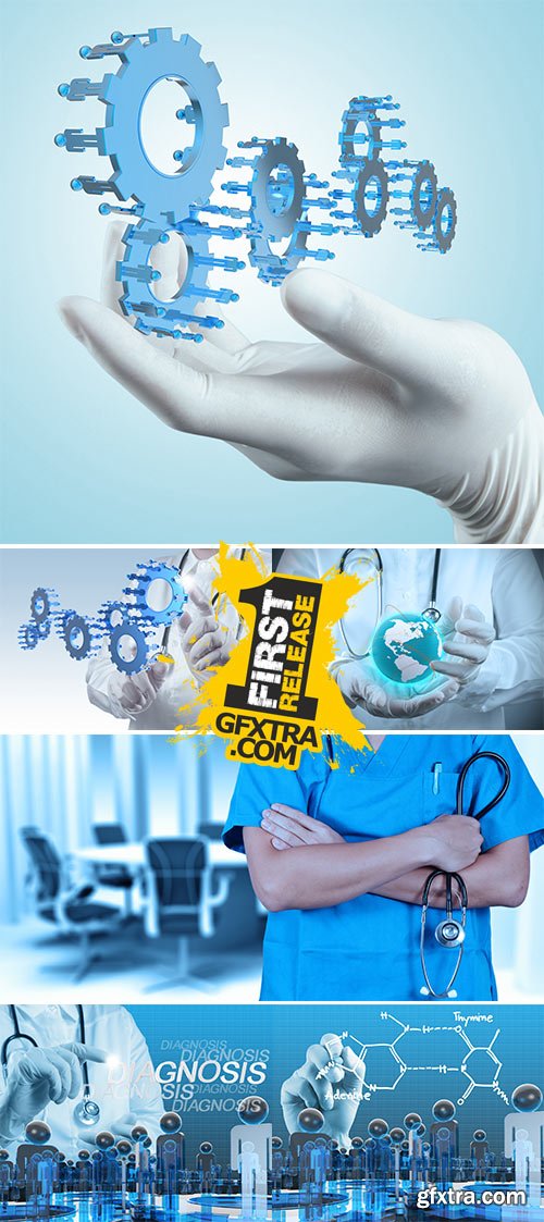 Stock Photo: Medical network concept