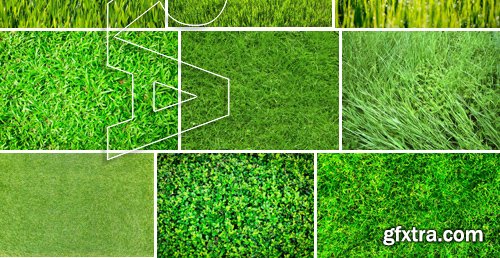 Stock Photos - Green grass 3, 25xJPG