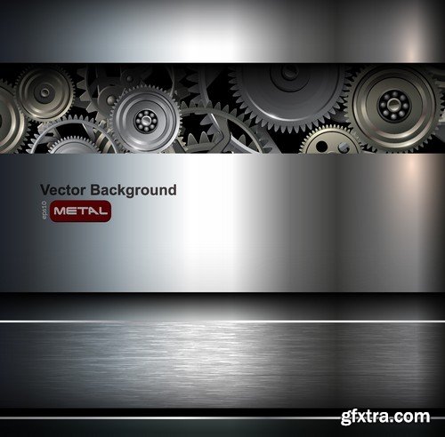 Stock Vectors - Metal background 6, 25xEPS