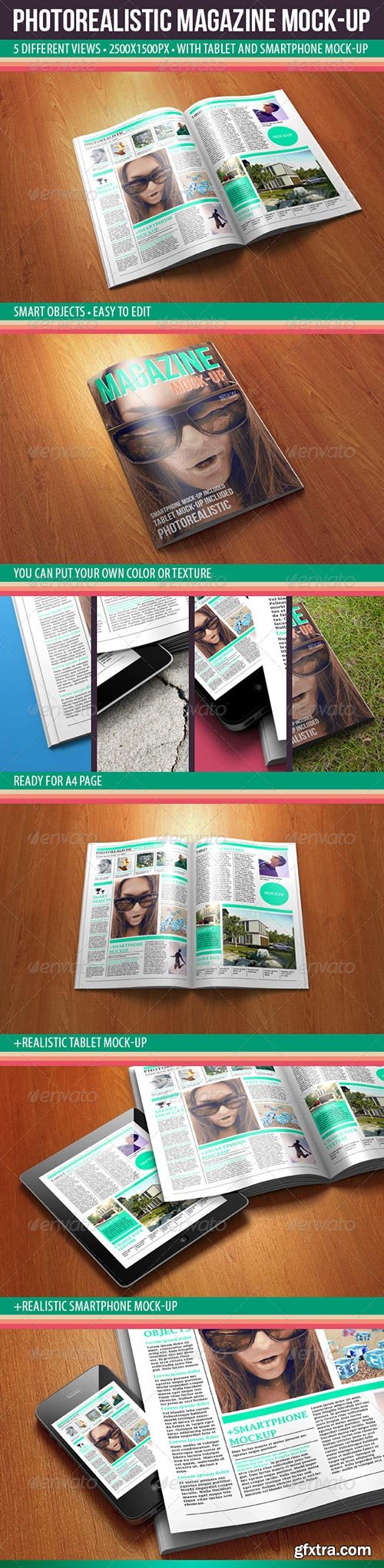 GraphicRiver - Photorealistic Magazine Mock-up 2639083