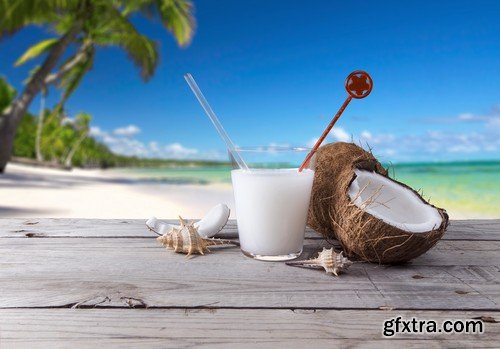 Stock Photos - Coconuts, 25xJPG