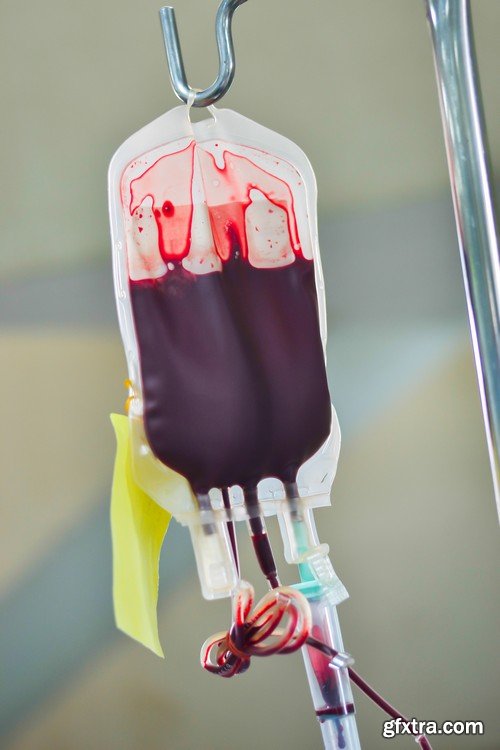 Stock Photos - Blood donor, 25xJPG