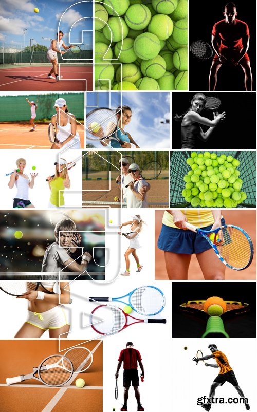 Stock Photos - Tennis, 25xJPG