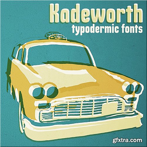 Kadeworth Font - 1 Font $30