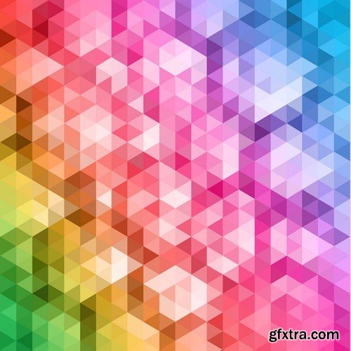 Stock Vectors - Pixel background, 25xEPS