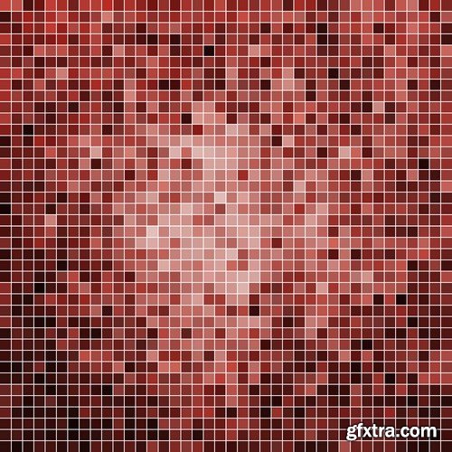 Stock Vectors - Pixel background, 25xEPS