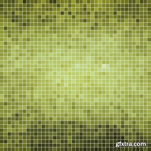 Stock Vectors - Pixel background, 25xEPS