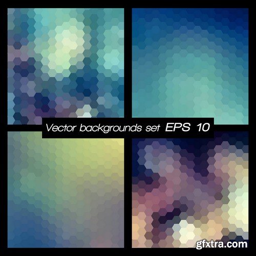 Stock Vectors - Pixel background, 25xEPS