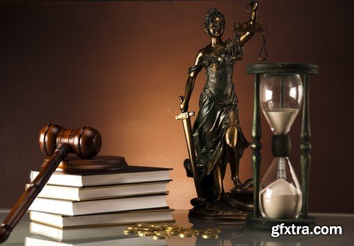 Stock Photos - Law and Justice Concept, 25xJPG