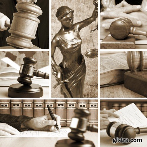 Stock Photos - Law and Justice Concept, 25xJPG