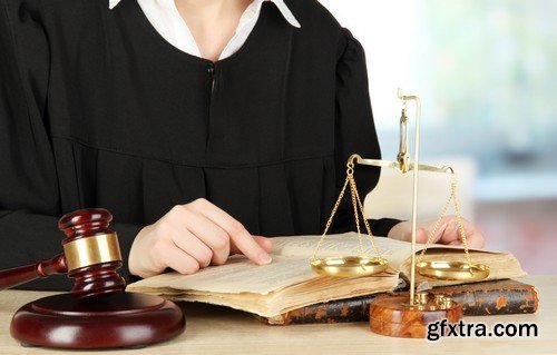 Stock Photos - Law and Justice Concept, 25xJPG