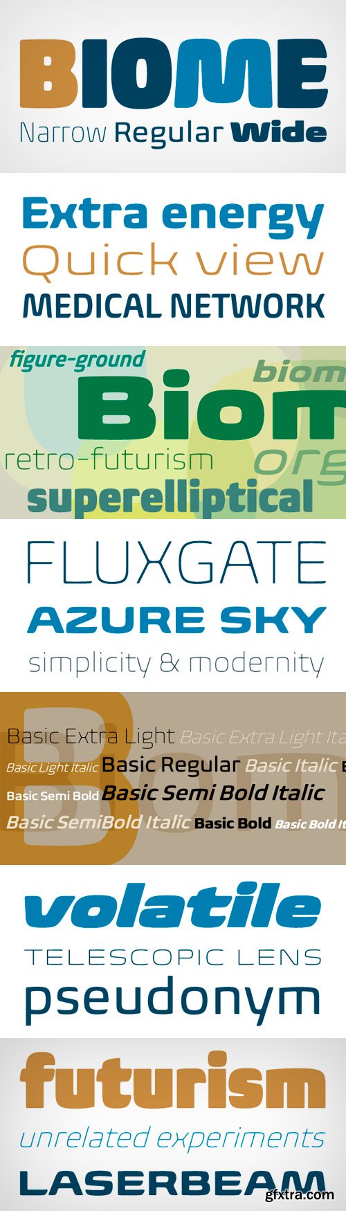 Biome Pro Font Family - 42 Fonts for $2236