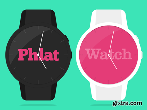 PSD Source - Phlat Watch PSD Template