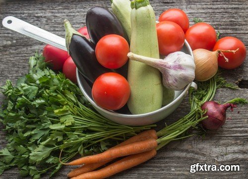 Stock Photos - Fresh vegetables, 25xJPG