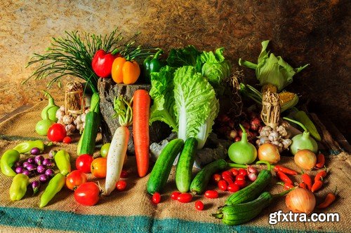 Stock Photos - Fresh vegetables, 25xJPG