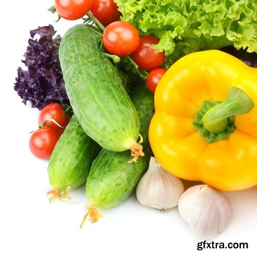 Stock Photos - Fresh vegetables, 25xJPG