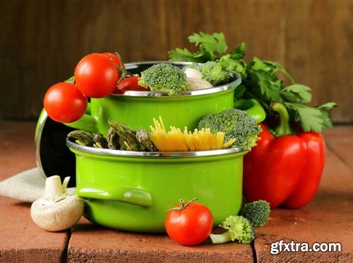 Stock Photos - Fresh vegetables, 25xJPG