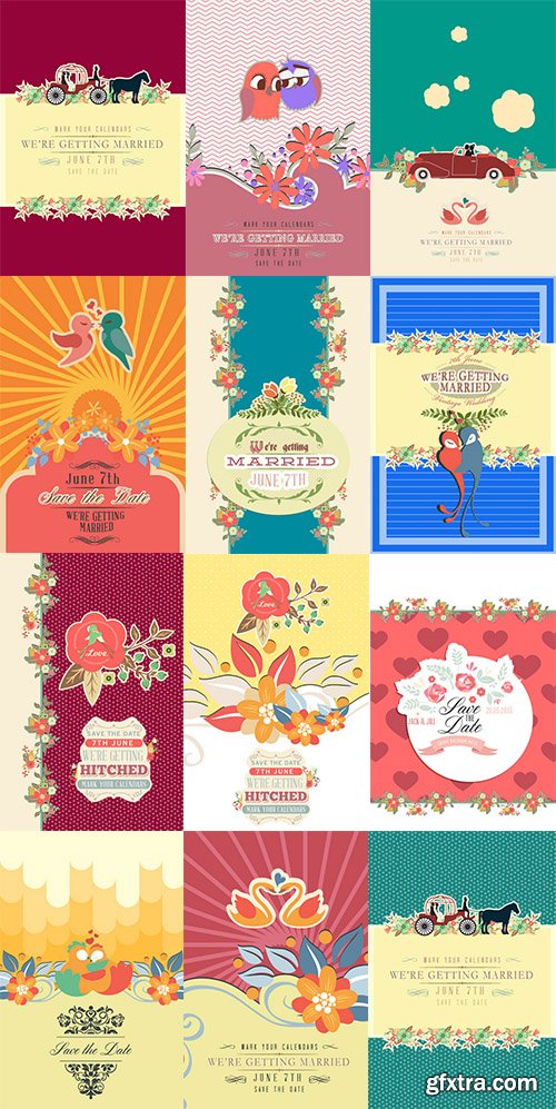 Vectorious Wedding 100 Vectors Set