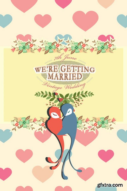 Vectorious Wedding 100 Vectors Set