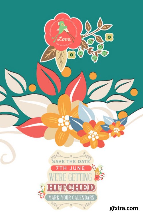 Vectorious Wedding 100 Vectors Set