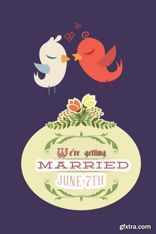 Vectorious Wedding 100 Vectors Set