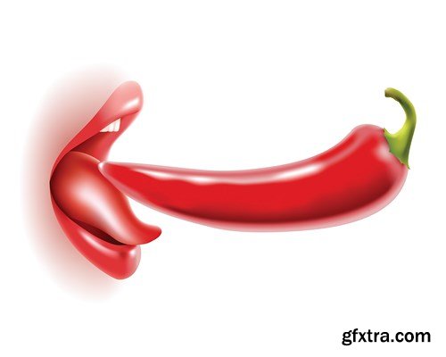 Chili Pepper, 25xEPS