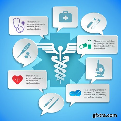 Stock Vectors - Medical Infographic 7, 25xEPS