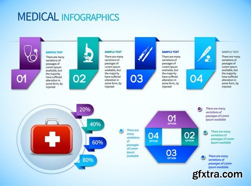 Stock Vectors - Medical Infographic 7, 25xEPS